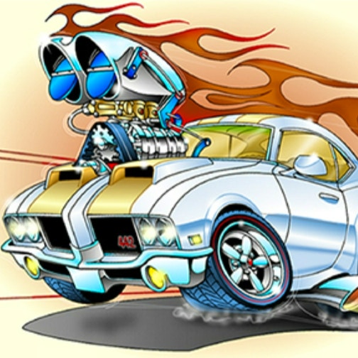 Cartoon Cars Hidden Stars