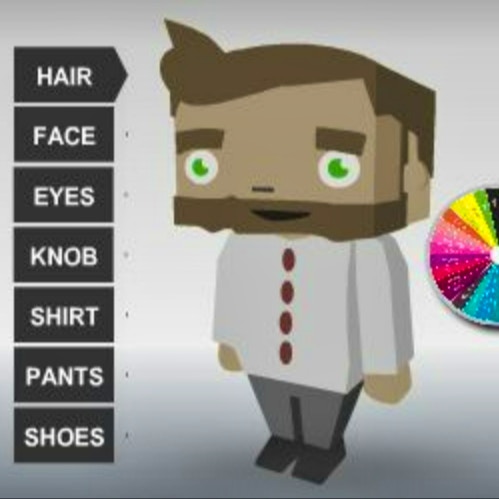 Coloring Bloxy Boy
