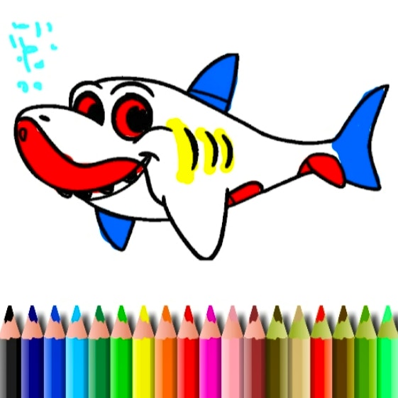 BTS Shark Coloring Book