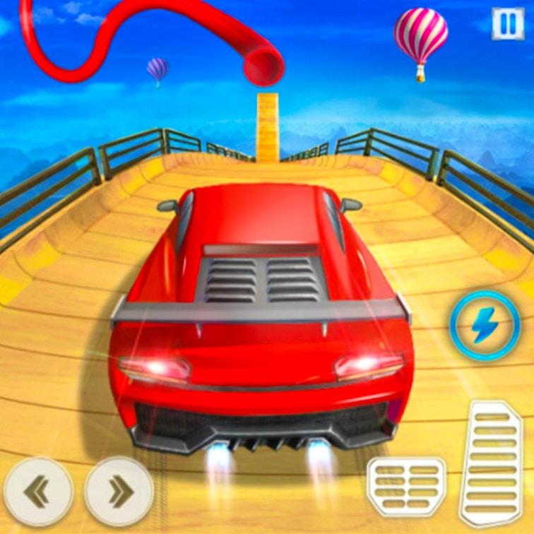 Mega Ramp Stunts GT Racing