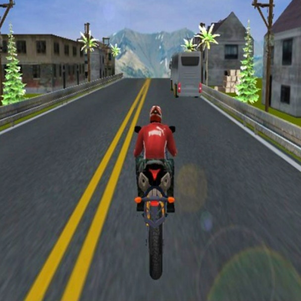 Racing Moto Rush Driving