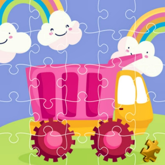 Cute Kids Trucks Jigsaw