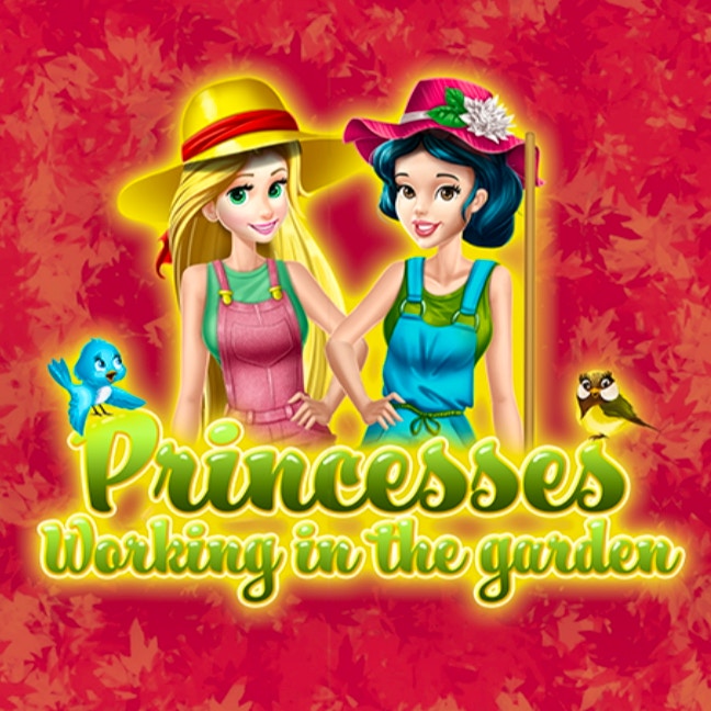 Princesses Working in the Garden