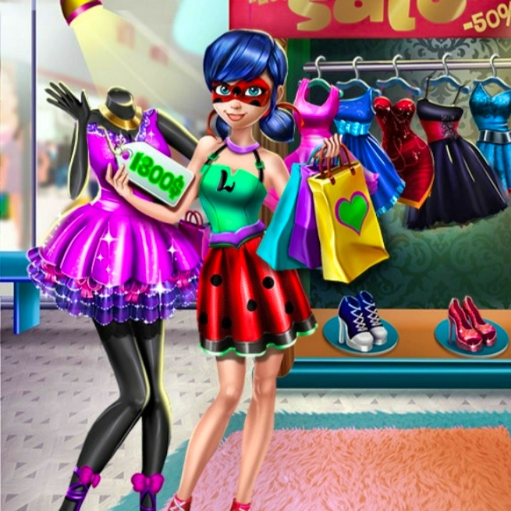 Dotted Girl Realife Shopping
