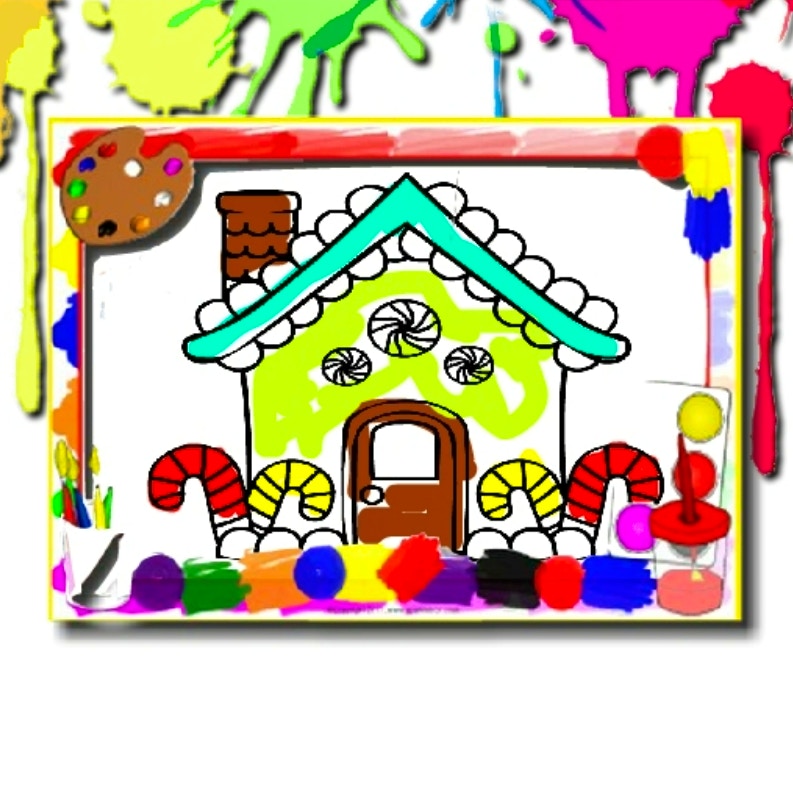 House Coloring Book