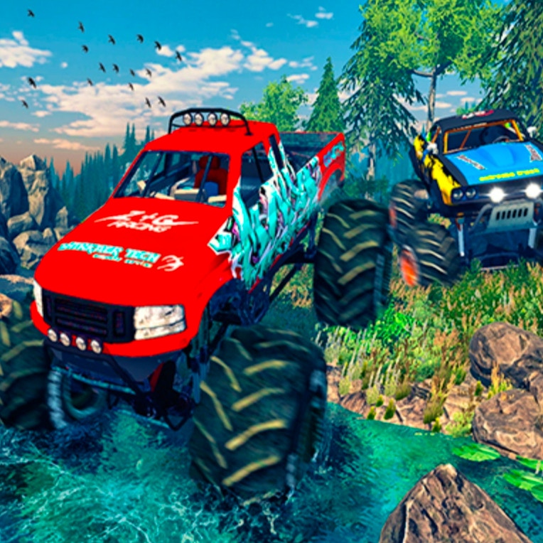Monster 4x4 Offroad Jeep Stunt Racing 2019