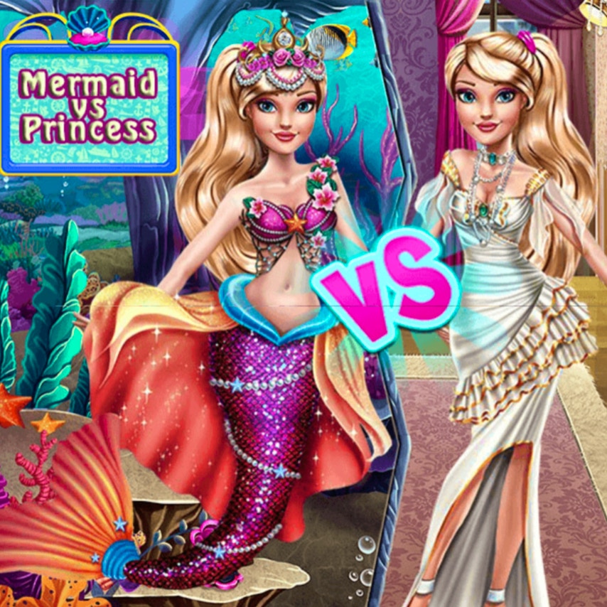 Ellie Mermaid Vs Princess
