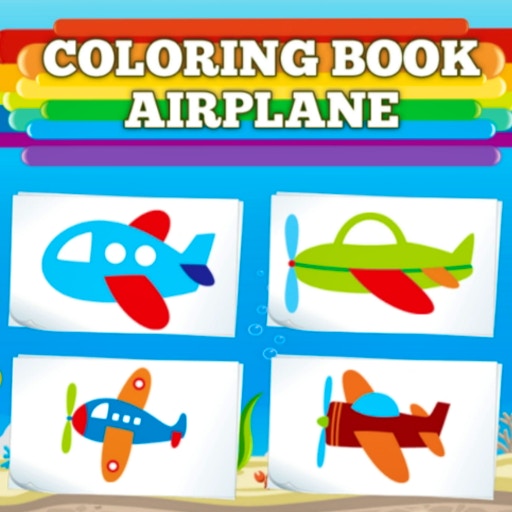 Coloring Book Airplane