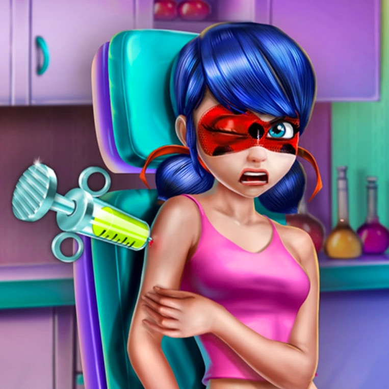 Dotted Girl Vaccines Injection