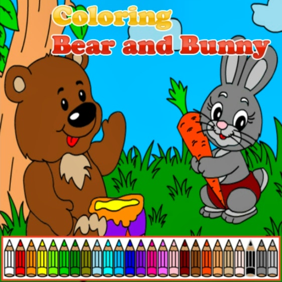 Coloring Bear and Bunny