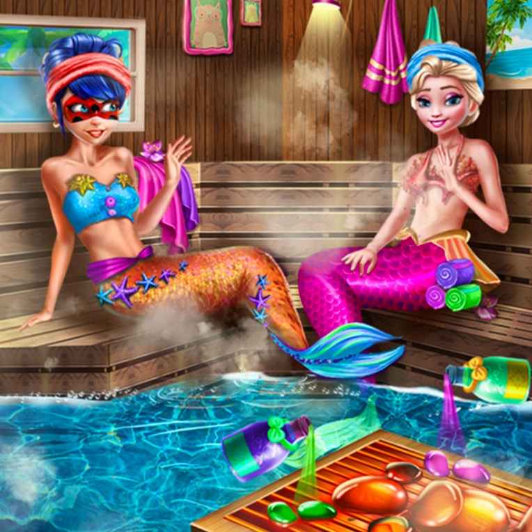 Mermaids Bffs Realife Sauna