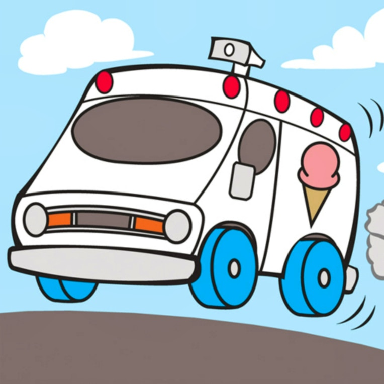 Cartoon Trucks Slide