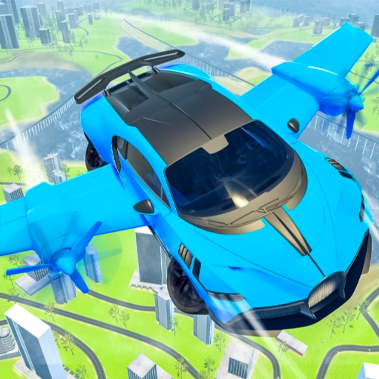 Real Sports Flying Car 3D