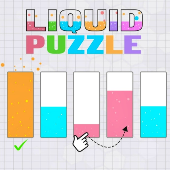 Liquid puzzle: sort the colors