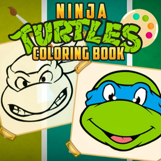 Ninja Turtles Coloring Book