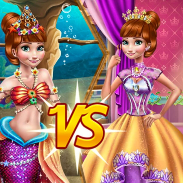 Annie Mermaid Vs Princess