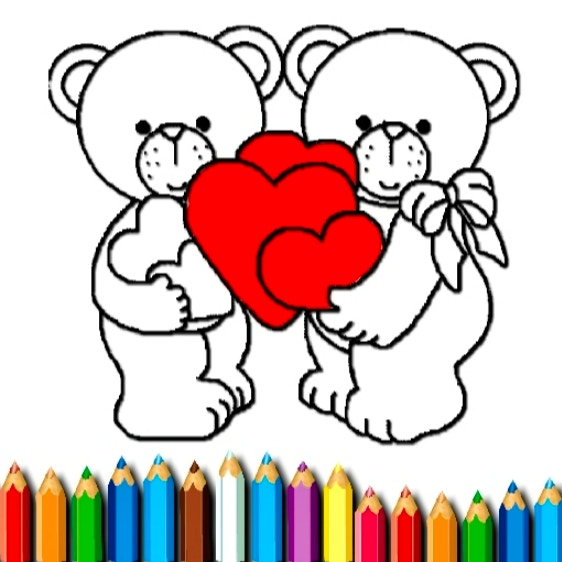 Happy Valentine's Day Coloring Book