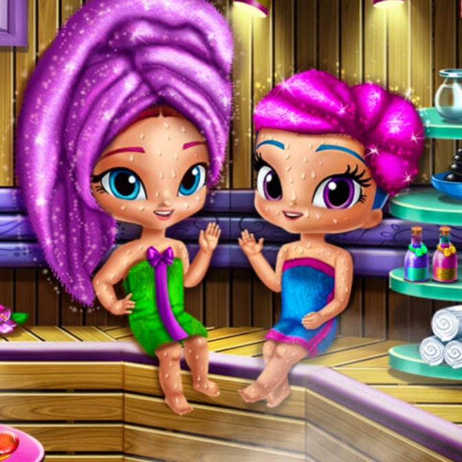 Glittery Genies Realife Sauna