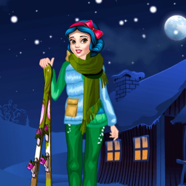 Princess Winter Skiing