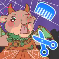 Moo Deng Baby Hippo Dress Up preview