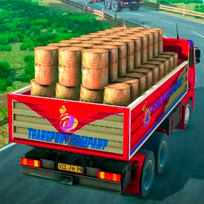 Indian Truck Driver Cargo Duty Delivery