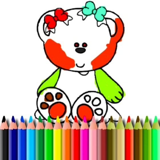 BTS Sweet Bear Coloring Book