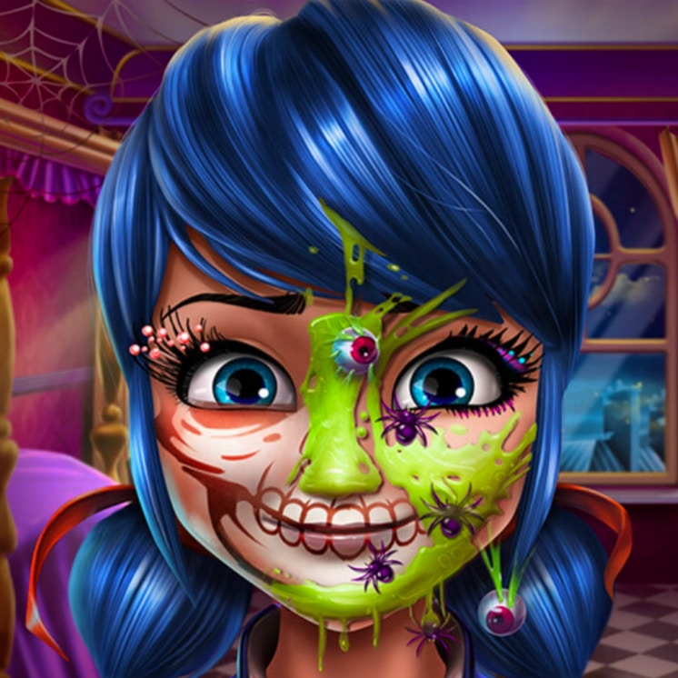 Dotted Girl Halloween Makeup