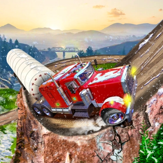 Semi Truck Snow Simulator