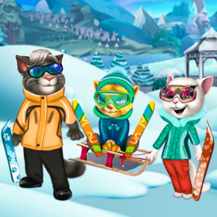 Cats Winter Fun