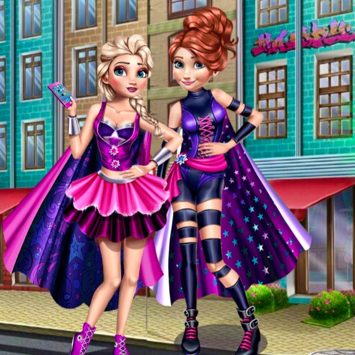 Superhero Spring Princess Dress up