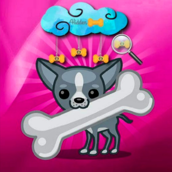 Funny Doggy Hidden Bones