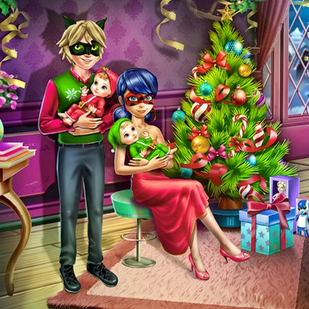 Dotted Girl Family Christmas preview