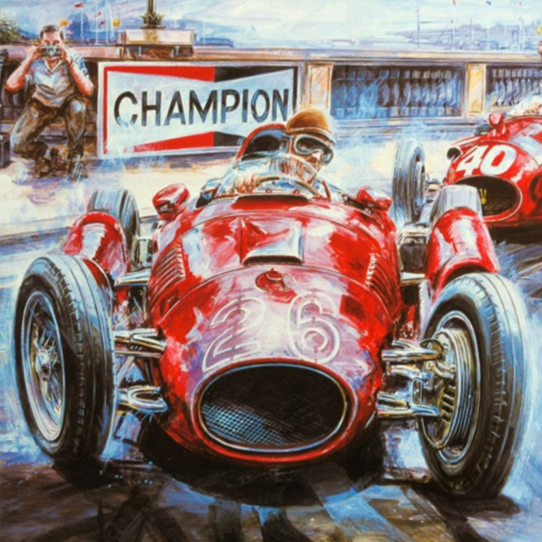 Painting Vintage Cars Jigsaw Puzzle
