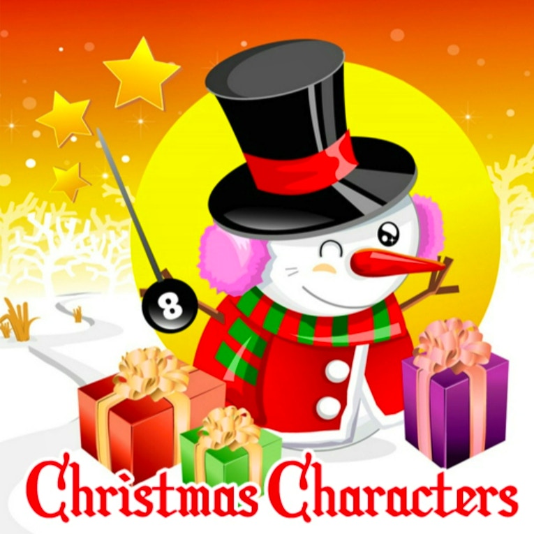 Christmas Characters Slide game