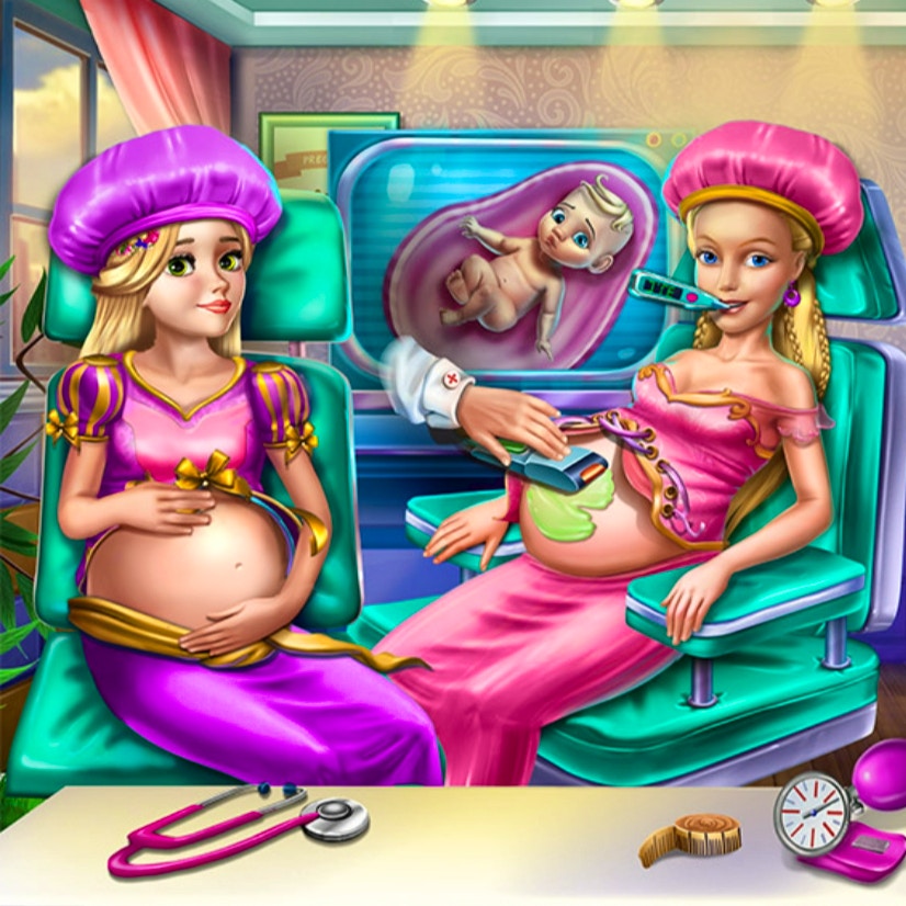 Goldie Princesses Pregnant Check up