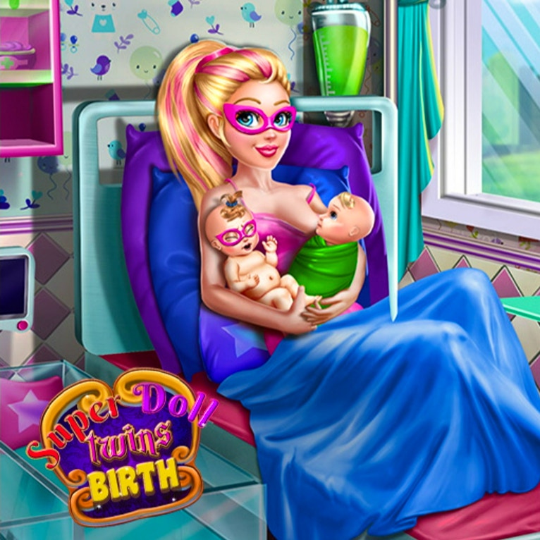 SuperDoll Twins Birth
