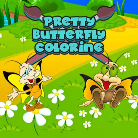 Pretty Butterfly Coloring