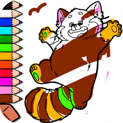 Red Coloring Book
