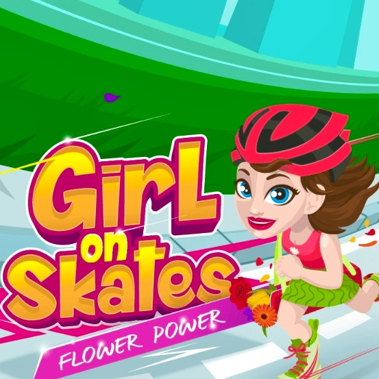 Girl on Skates: Flower Power