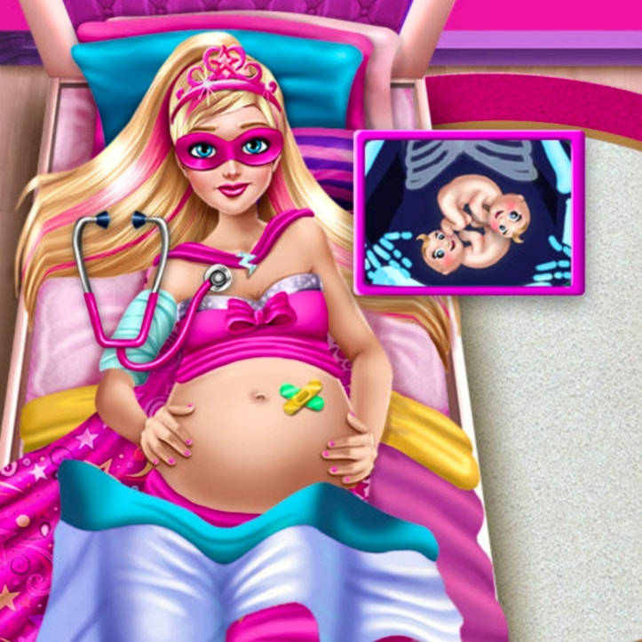 Superhero Pregnant Emergency