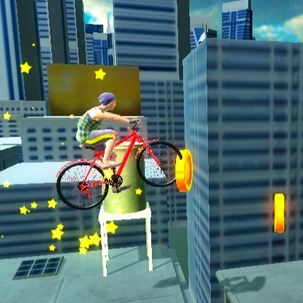 Bike Stunts of Roof