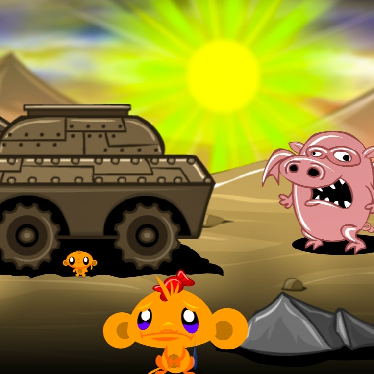 Monkey GO Happy: Stage 8