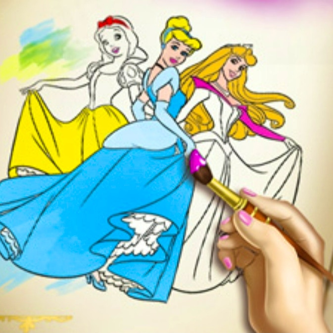 Princesses Coloring Book