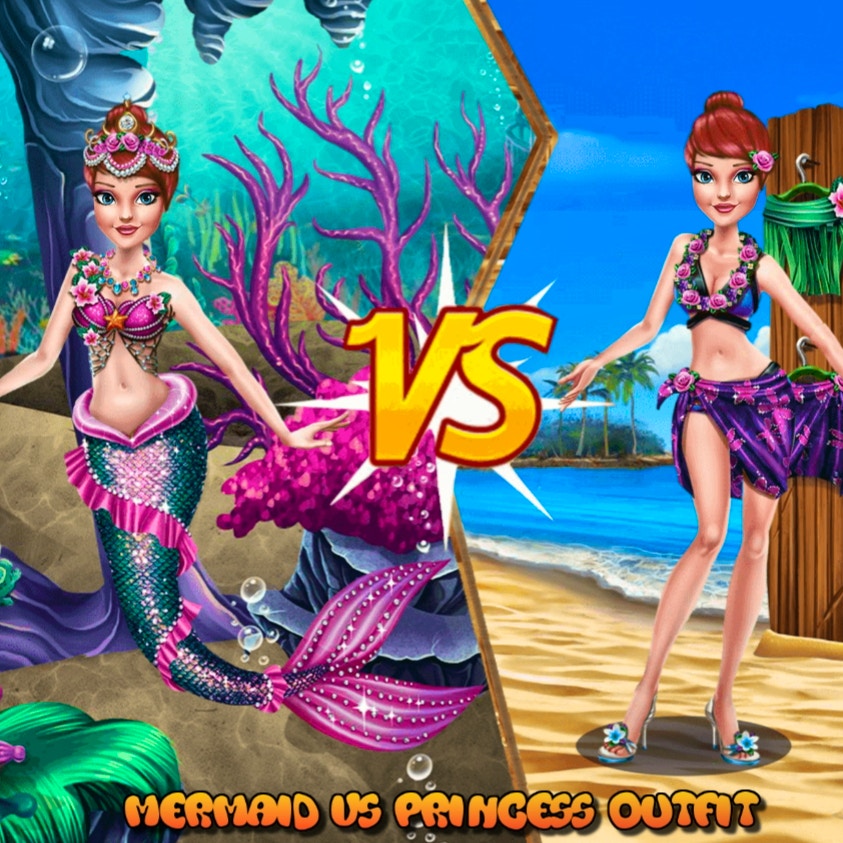 Mermaid VS Princess Outfit