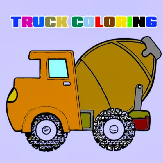 Trucks Coloring Book