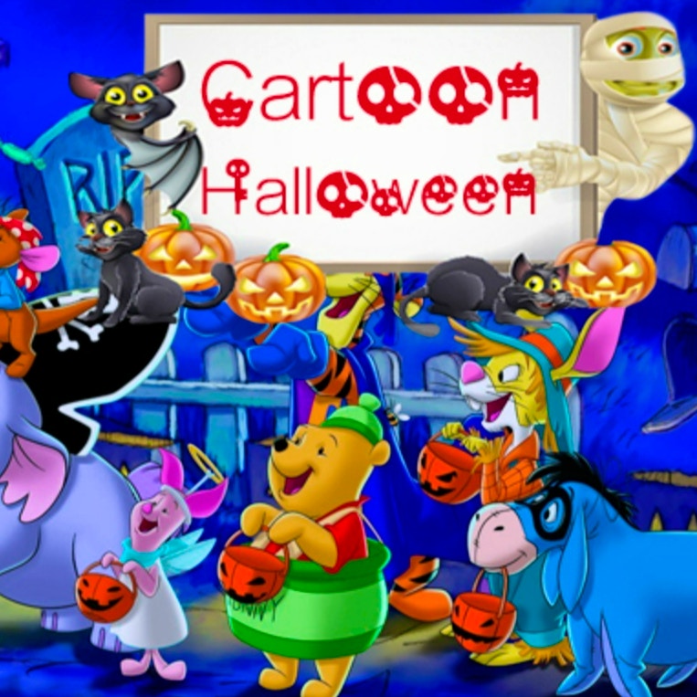 Cartoon Halloween Slide Puzzle