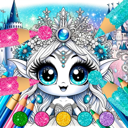 Royal Castles Coloring Page
