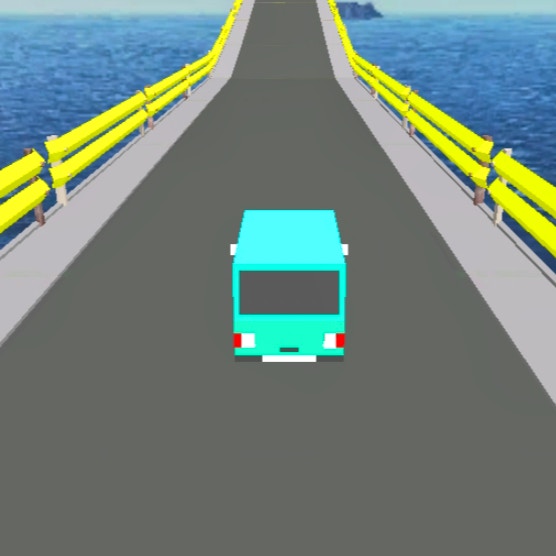 Broken Bridge Car Driving