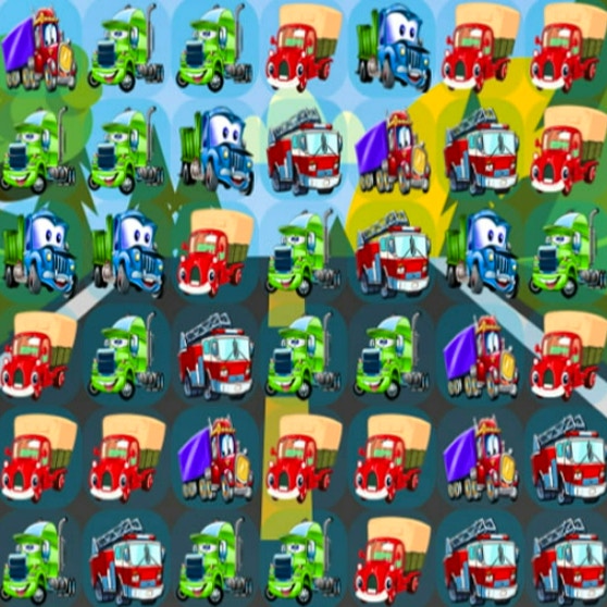 Cartoon Trucks Match 3