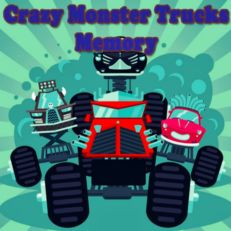 Crazy Monster Trucks Memory